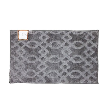 Monarch Brands Artistry Runner Rug - Geo Pattern - 24in x 72in, Dark Grey PNP-RA-2472GEO-DG